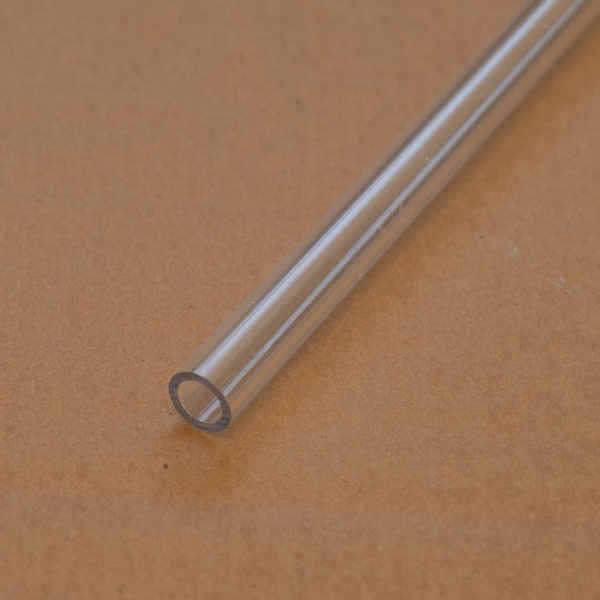 10mm x 1.5mm Clear Polycarbonate Tube (extruded)